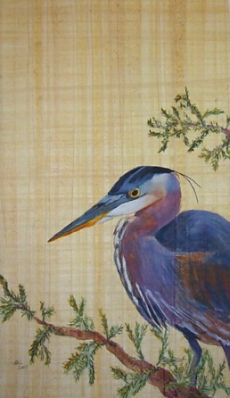 Heron in Fir 2
Watercolor - 14"x24"